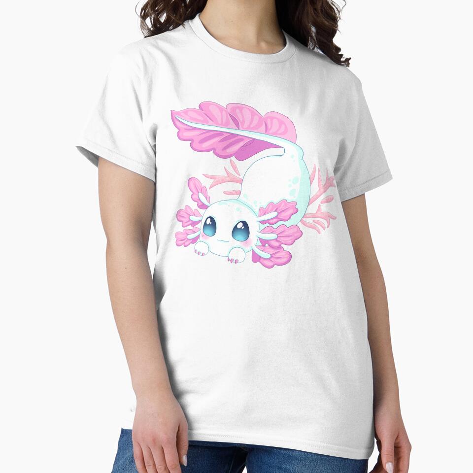 Cyan Axolotl by Art_with_Honesty
