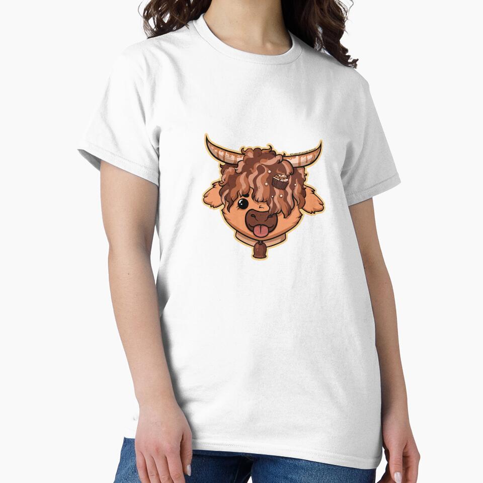 Dulce De Leche Highland Cow by ElderflowerArtist