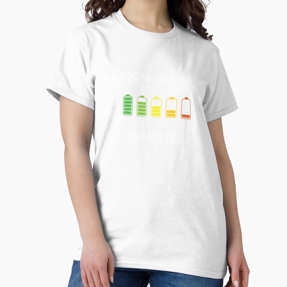 Social Battery Dwindling by CozyVibeTees