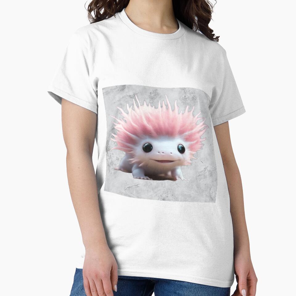 A Cute Axolotl (Background 8) by Midnight Veil Designs