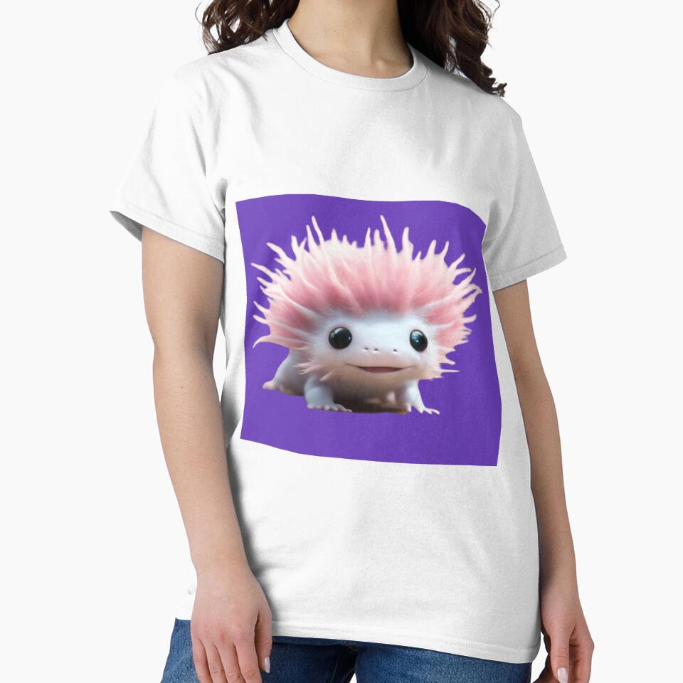 A Cute Axolotl (Colour 8) by Midnight Veil Designs