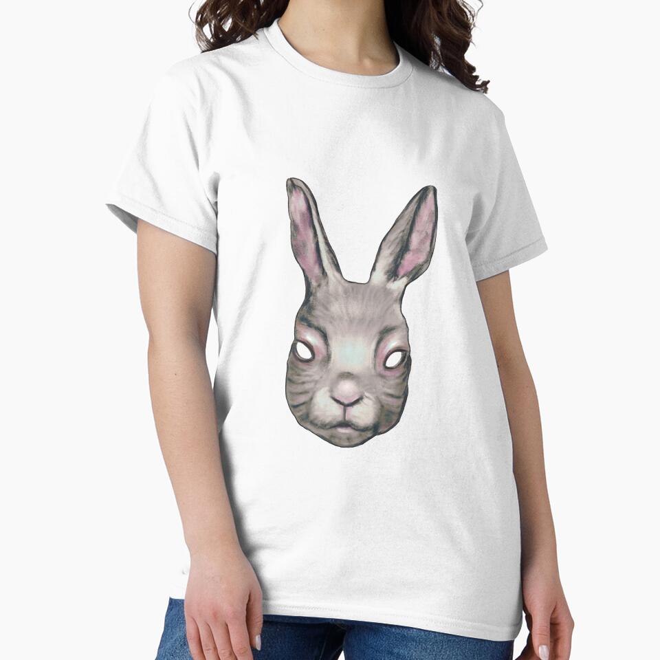 white bunny mask by krystalida