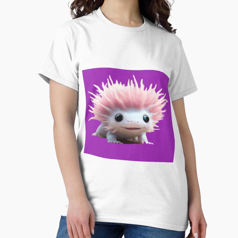 A Cute Axolotl (Colour 3) by Midnight Veil Designs