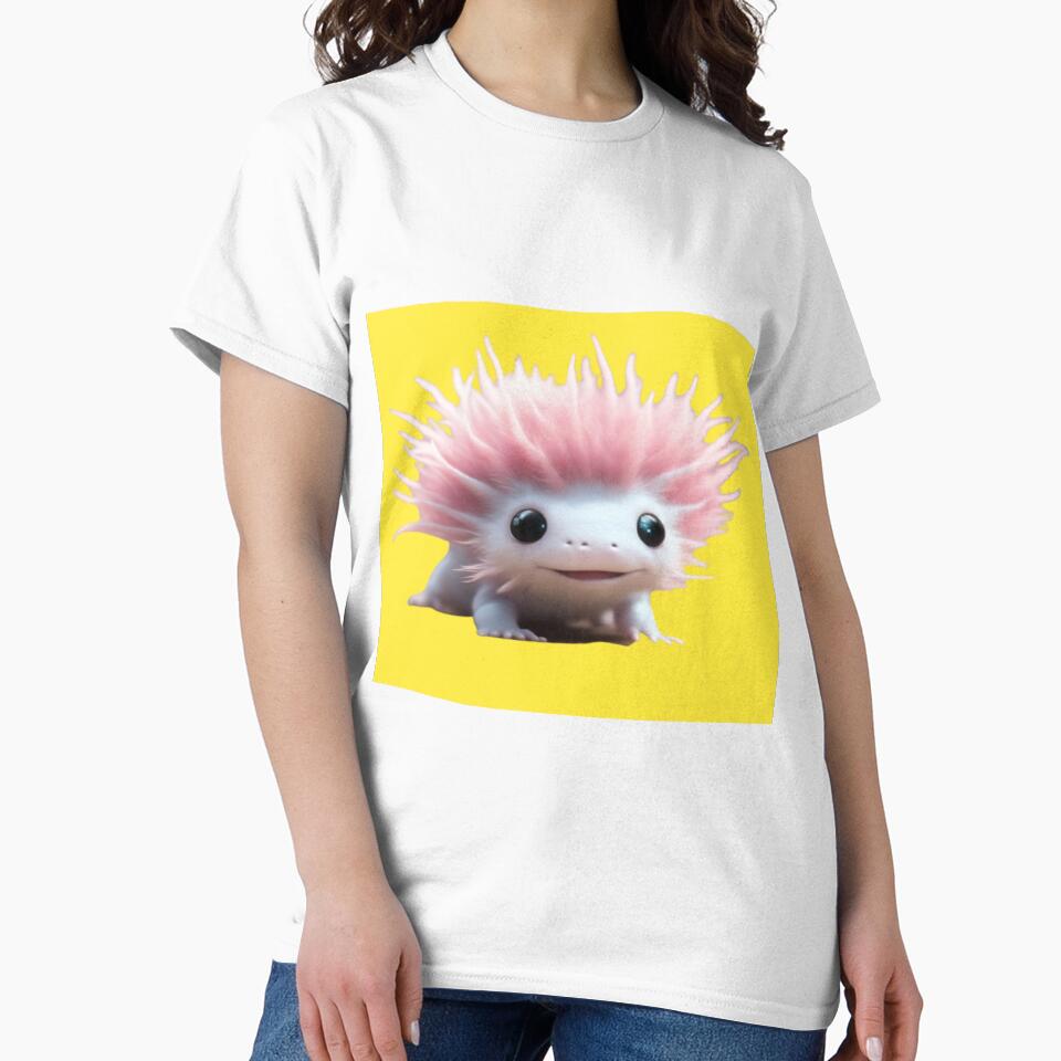 A Cute Axolotl (Colour 4) by Midnight Veil Designs