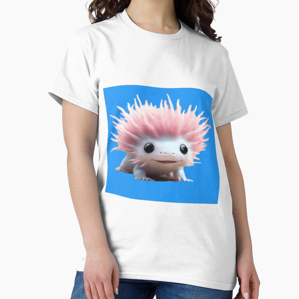 A Cute Axolotl (Colour 10) by Midnight Veil Designs