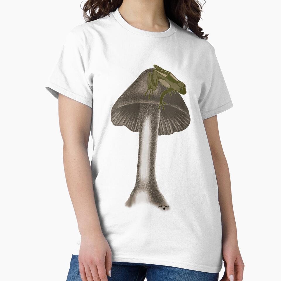 Frog on a Mushroom by ELDigitals