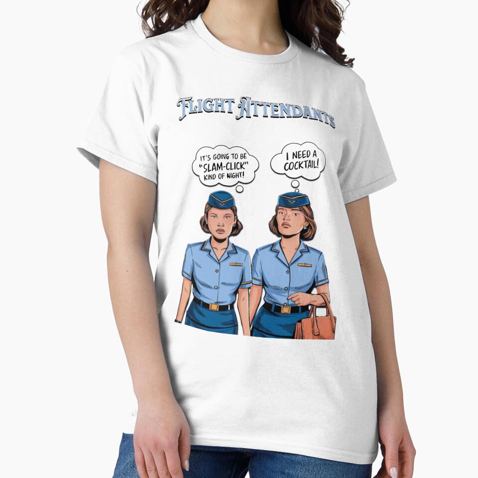 Flight Attendants - Living & Loving the Life by FunnyWittyWares