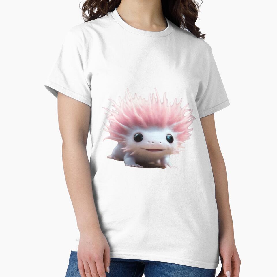 Cute Axolotl (Colour 2) by Midnight Veil Designs