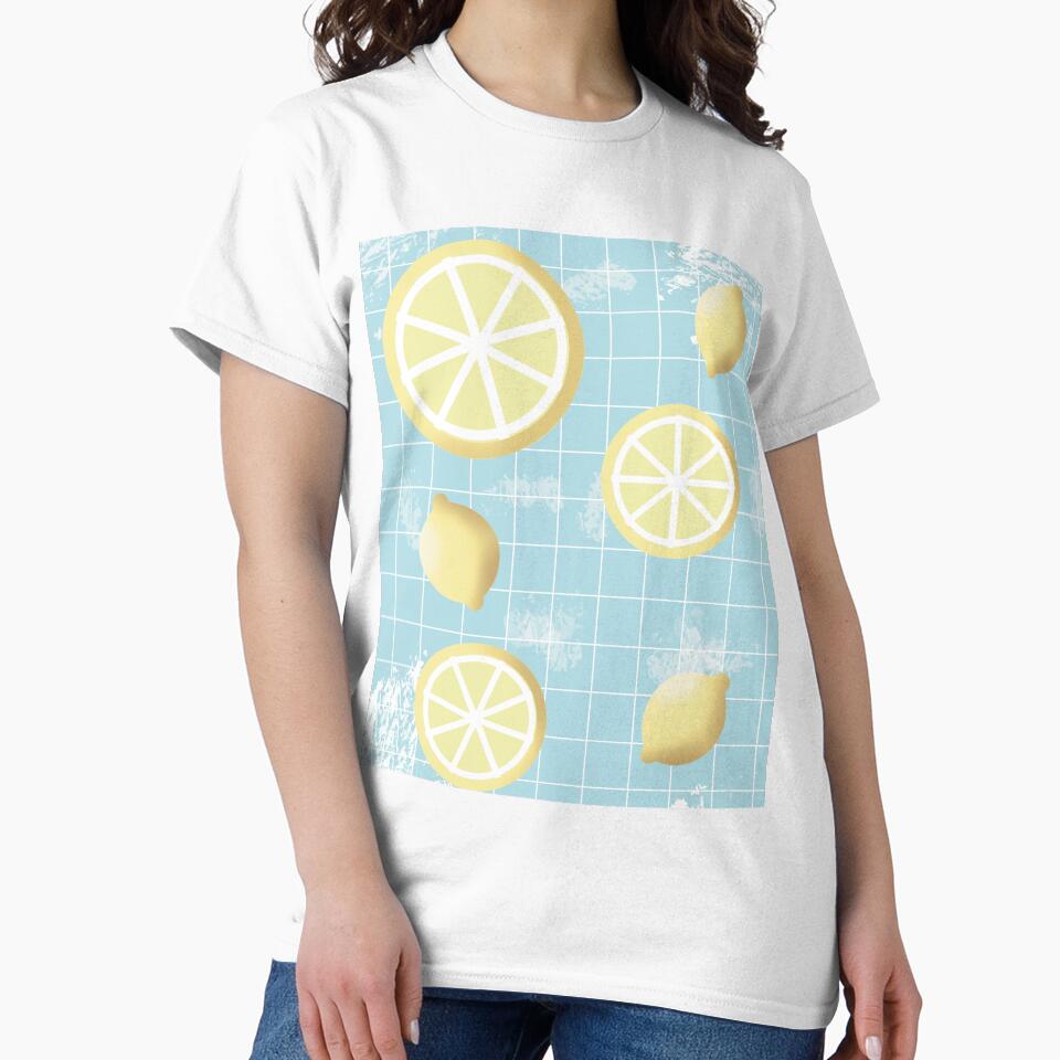 Vintage Lemon Pattern by JadedLilacsArt