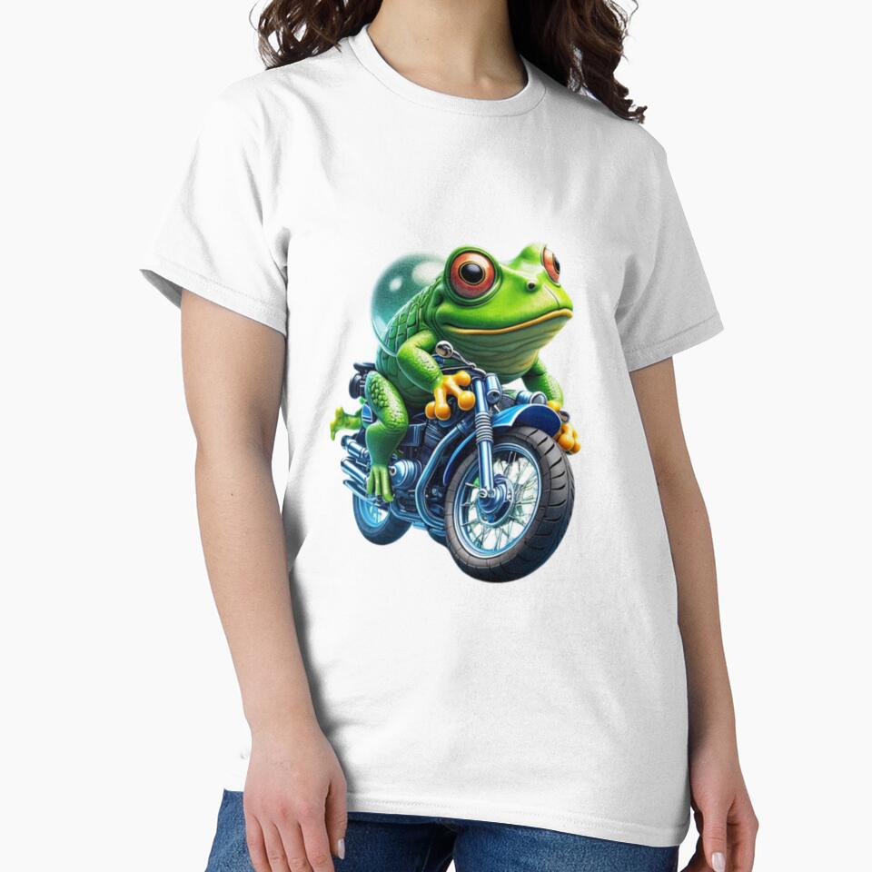 Frog funny toad on bike " cute  Frog pose by Obinne