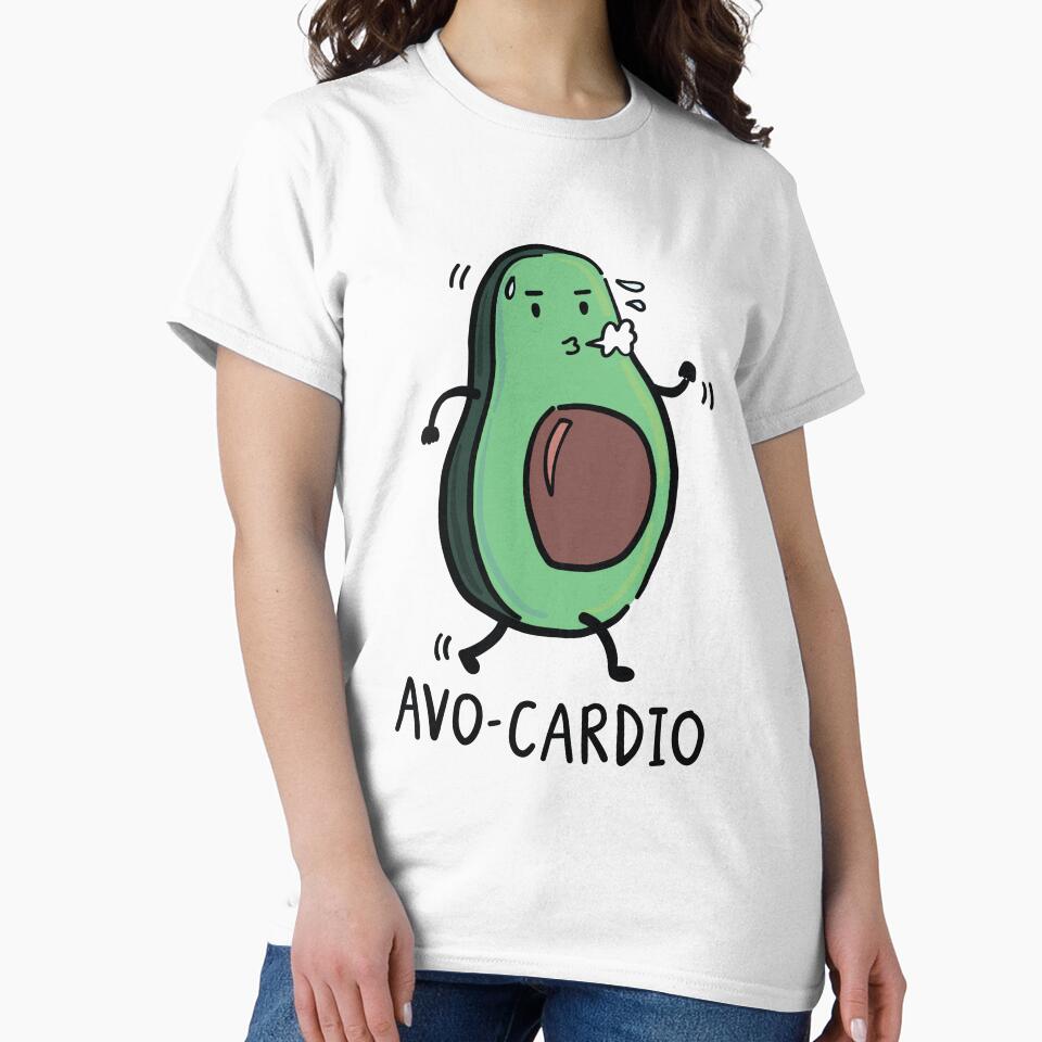 Avo-cardio fitness pun by Michelle Tam