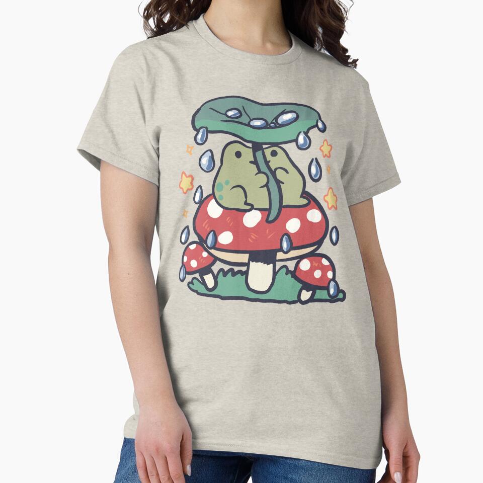 frog on a mushroom by Artofmayara