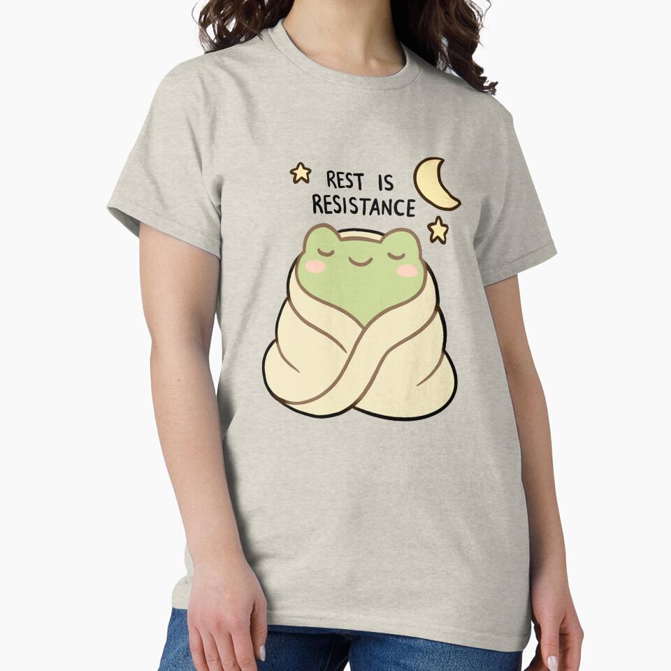 Rest Is Resistance Cute Frog by ari-tistic