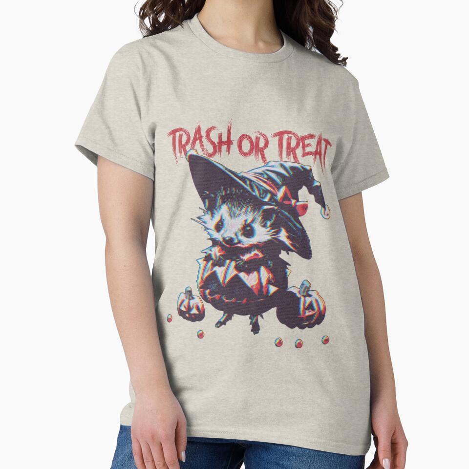 Treat or trash Halloween Possum by Scaryzz