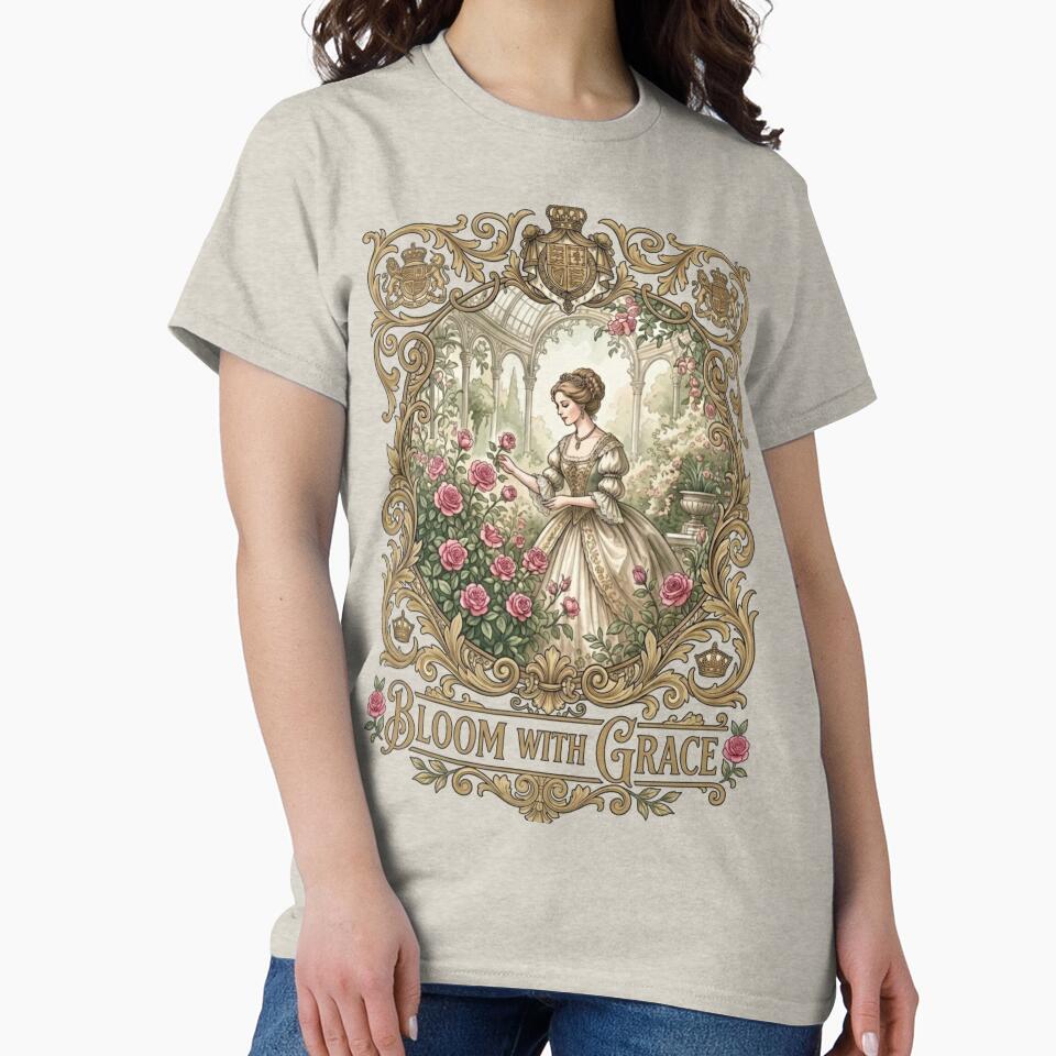 Bloom With Grace Royal Victorian Princess Garden Art by MAGICKEY2024