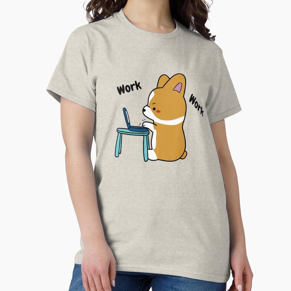 Work From Home Corgi by Hustlercredo