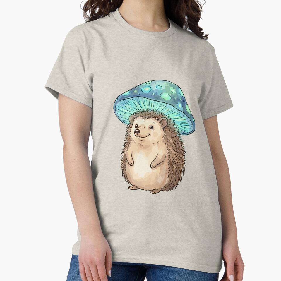 Fairycore Aesthetic: Glowcap Hedgehog by bapupa