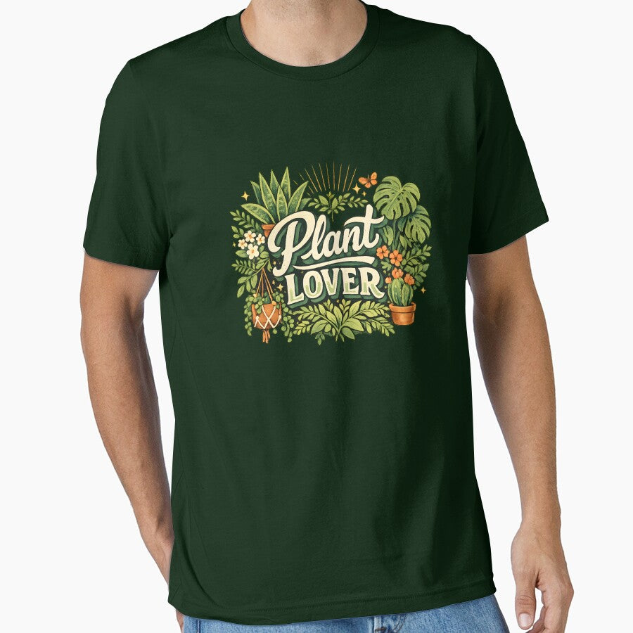 Plant Lover Botanical Jungle Illustration by blankTeeShirt