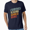 I Survived Reading Banned Books Retro Banned Book Reader Gear by DynamicDesign