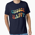 Choose Happy Smile Face Motivate Inspire Choose Happy Gear by DynamicDesign