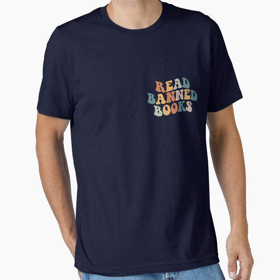Read Banned Books Bookworm Reader Retro Banned Books Gear by DynamicDesign