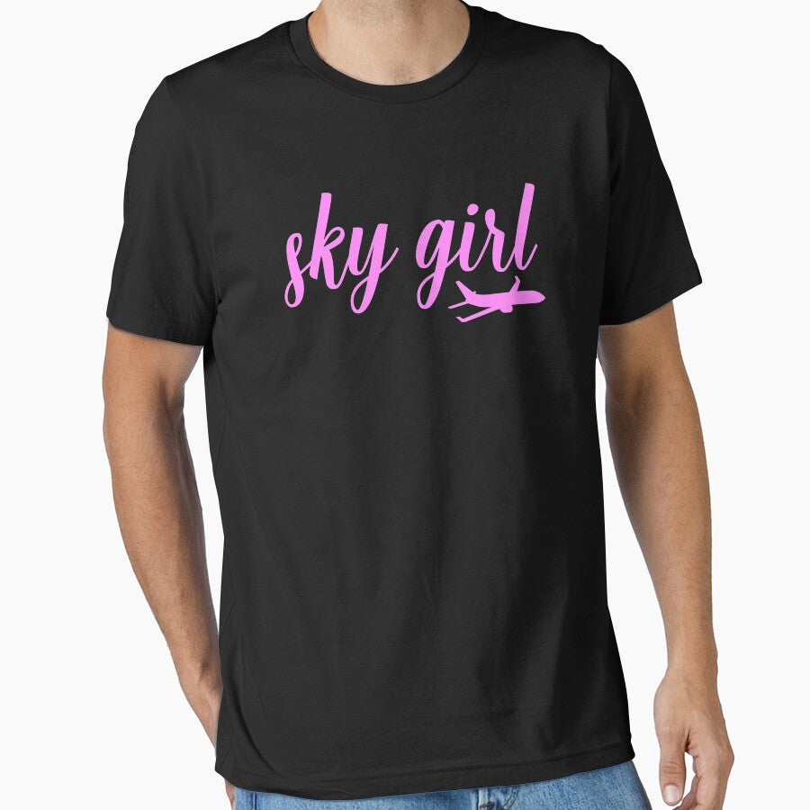 Sky Girl - Flight Attendant Flight Attendant Cabin Crew by Shirt-Expert