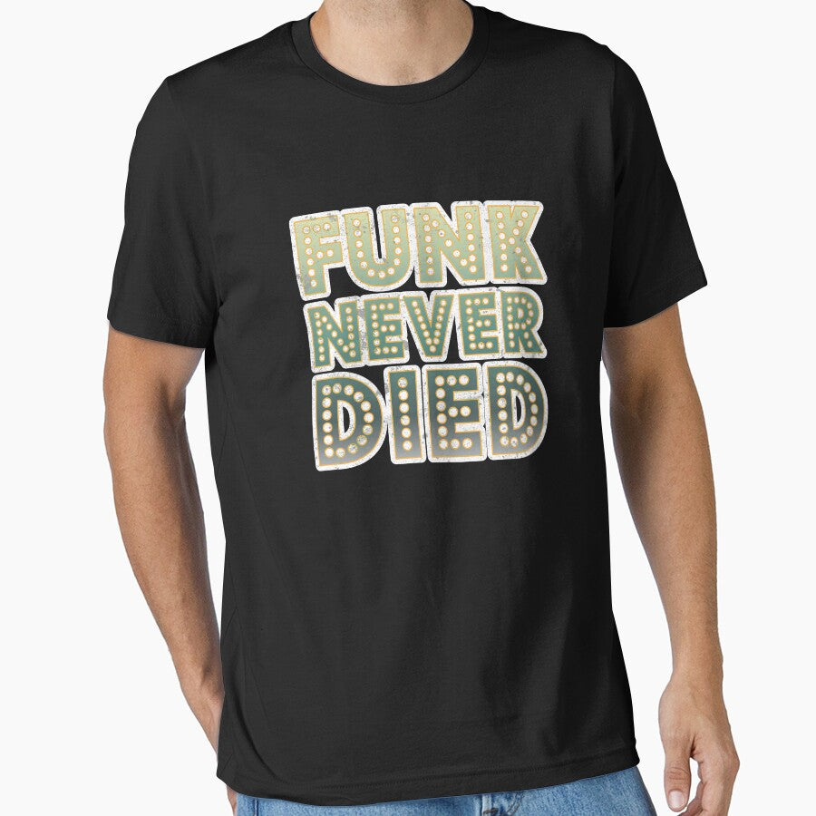 Funk Never Died 1970s Disco Funk Vintage Retro Neon Funky by KNUXX Shop