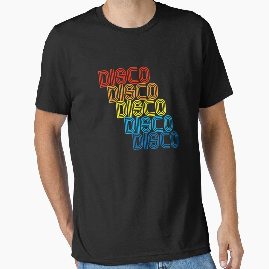Disco Repeat Rainbow 1970s Disco Funk Vintage Retro Neon Light Funky by KNUXX Shop