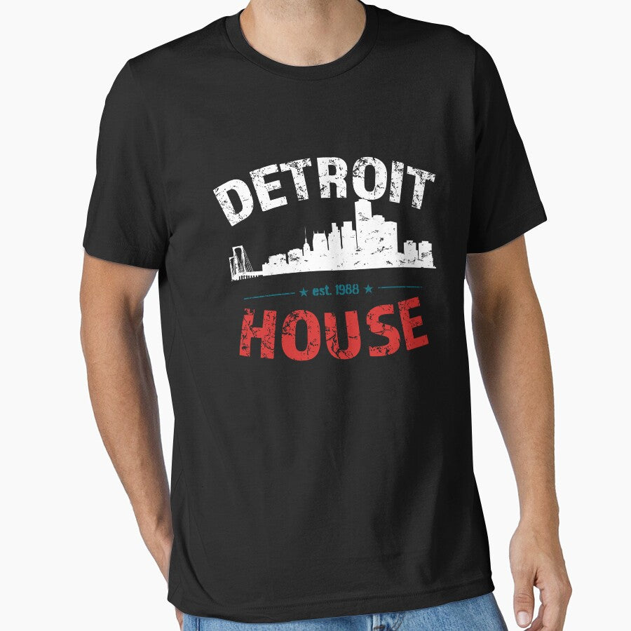 Detroit House for raver, club, festival by Print  Androïde