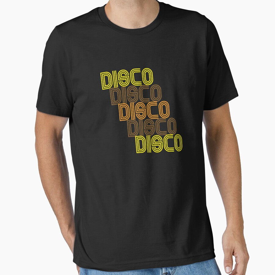 Disco Repeat Brown 1970s Disco Funk Vintage Retro Neon Light Funky by KNUXX Shop