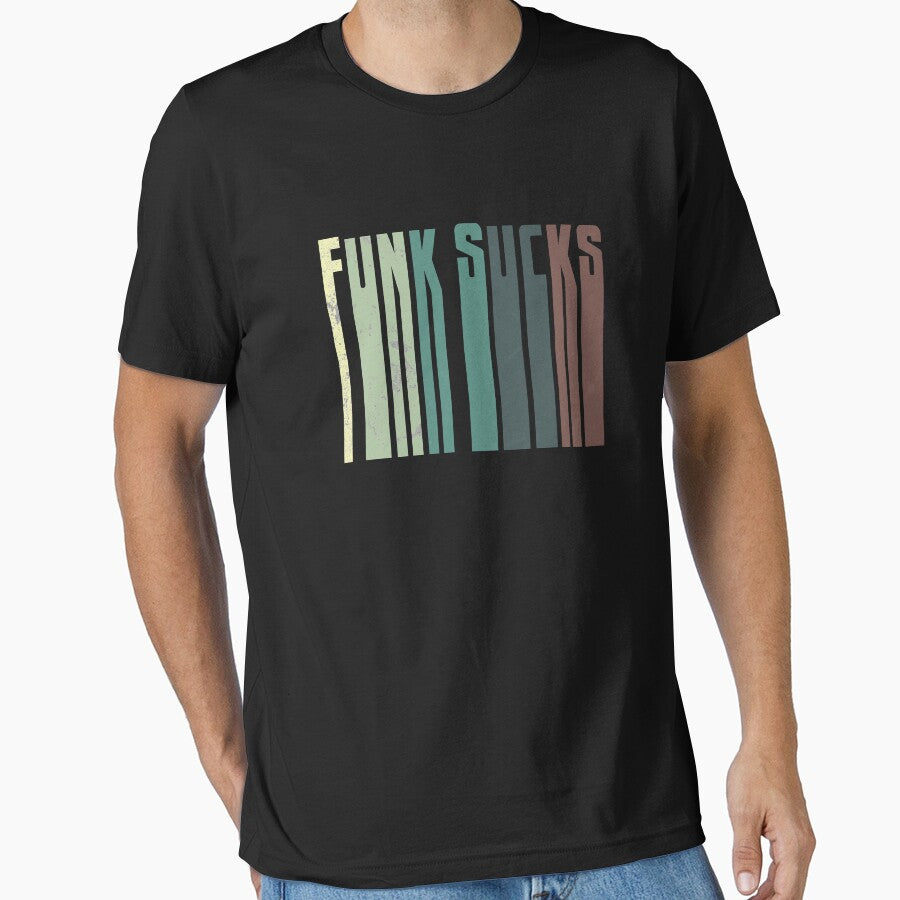 Funk Sucks Vintage 1970s Disco Funk Vintage Retro Neon Funky by KNUXX Shop