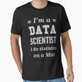 I'm a DATA SCIENTIST I do statistics on a Mac - Light Gray Design by ramiro