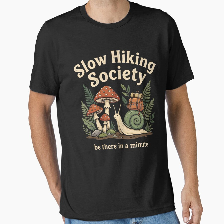 Slow Hiking Society The Last One to The Top Wins Snail by CutOutIdols