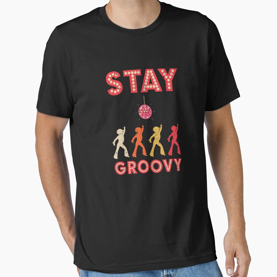 Stay Groovy Vintage Disco 1970s Funk Retro Dance by KNUXX Shop