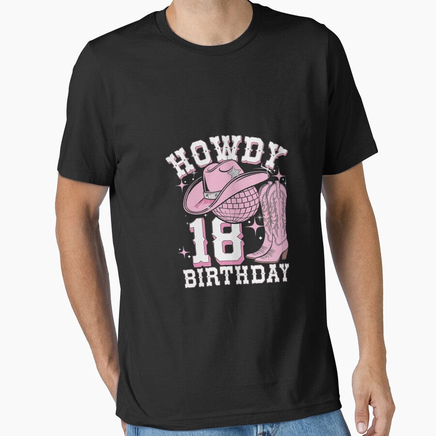 Howdy 18 Years Old Cowgirl 18th Birthday Western Girl by AquaKiev