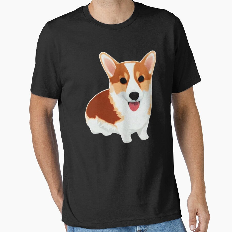 Cute corgi dog doodle by EnzoVectorism