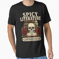 Spicy Literature Connoisseur Dark Romance Book Lover Humor by FreshVibe Prints