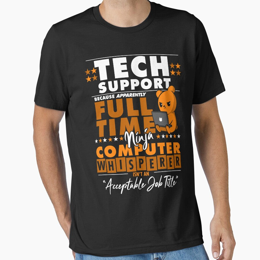 Tech Support Ninja Computer Whisperer Funny by Nerd Shizzle