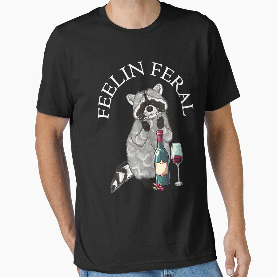 Funny Raccoon Feeling Feral Sarcastic Raccoon Meme by spirorinin