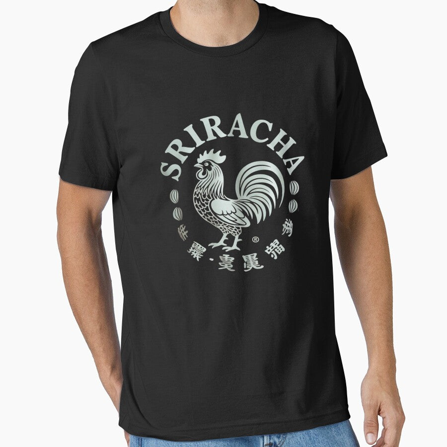Tee Luv Men's Big and Tall Tuong Ot Sriracha Rooster by angolinnArt