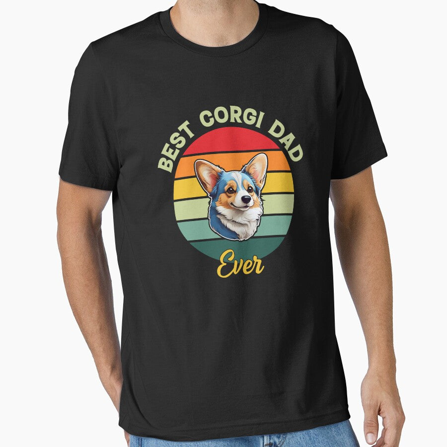 Best Corgi Dad Ever T-shirt Design by Faysalfashion