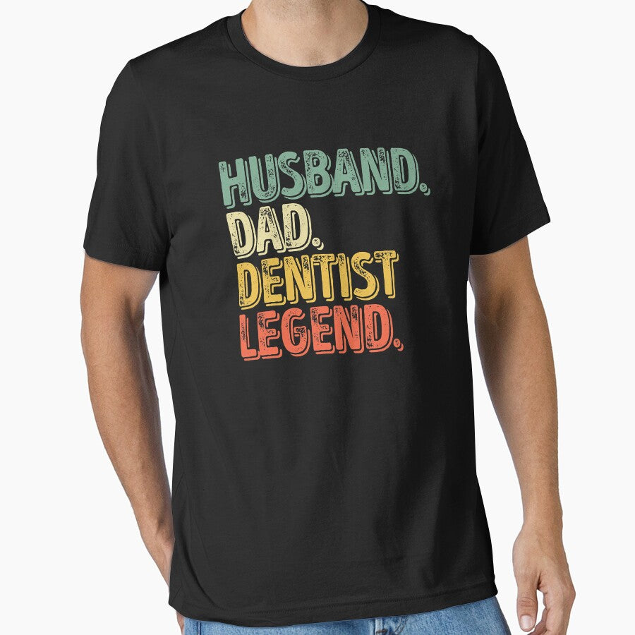 Husband Dad Dentist Legend Funny Dentist Gift by NevaehRey