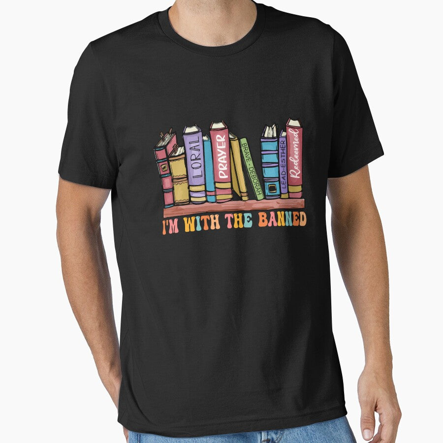 I'm With the Banned Books I Read Banned Books Lovers Library by Pitchou07