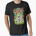 No Bad Trips – Trippy Alien UFO Psychedelic Art Design by TipTop GFX