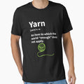 Yarn Noun definition Funny Knitting crochet knitting Outfit by DexertimaArt