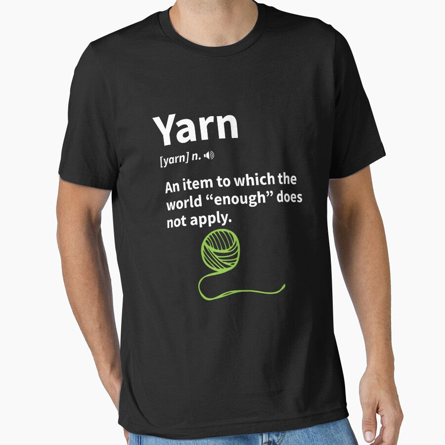 Yarn Noun definition Funny Knitting crochet knitting Outfit by DexertimaArt