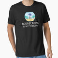 Aquascaping Is My Therapy Funny Fish Keeper Gift design by jakehughes2015