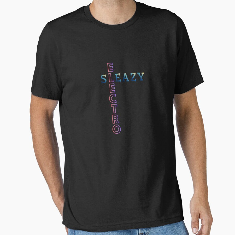 Sleazy Electro Cross Typography Tee - BigEleven Design by BigEleven
