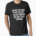 Funny IT Helpdesk Sarcastic Problem Solving Office Humor by YalenArt
