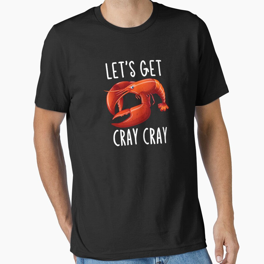 Lets Get Cray Cray Crawfish Design by PNGShop